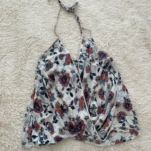 Floral Halter Tank